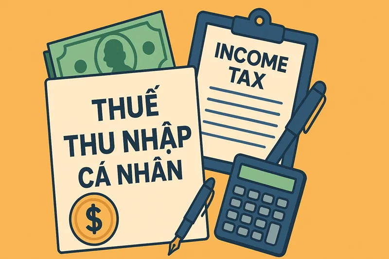 Thu nhập tính thuế TNCN được xác định sau khi đã trừ đi các khoản bảo hiểm bắt buộc và giảm trừ gia cảnh.