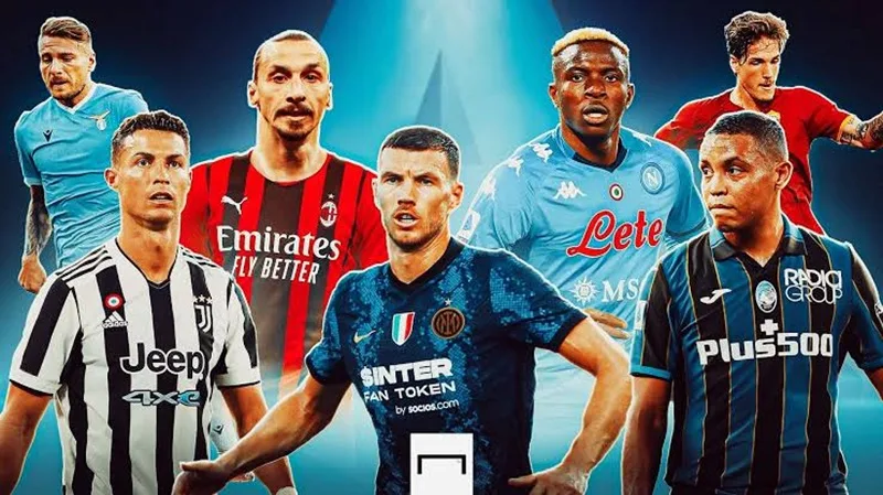 Bản đồ các câu lạc bộ tranh tài khốc liệt tại giải đấu Serie A.