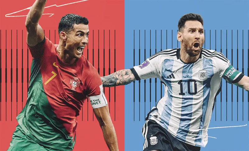 Cristiano Ronaldo và Lionel Messi - Cuộc đối đầu thế kỷ làm thay đổi hoàn toàn lịch sử bóng đá thế giới.